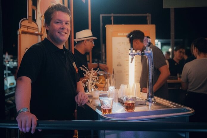 Harry Clouston nouveau Craft Brewer.